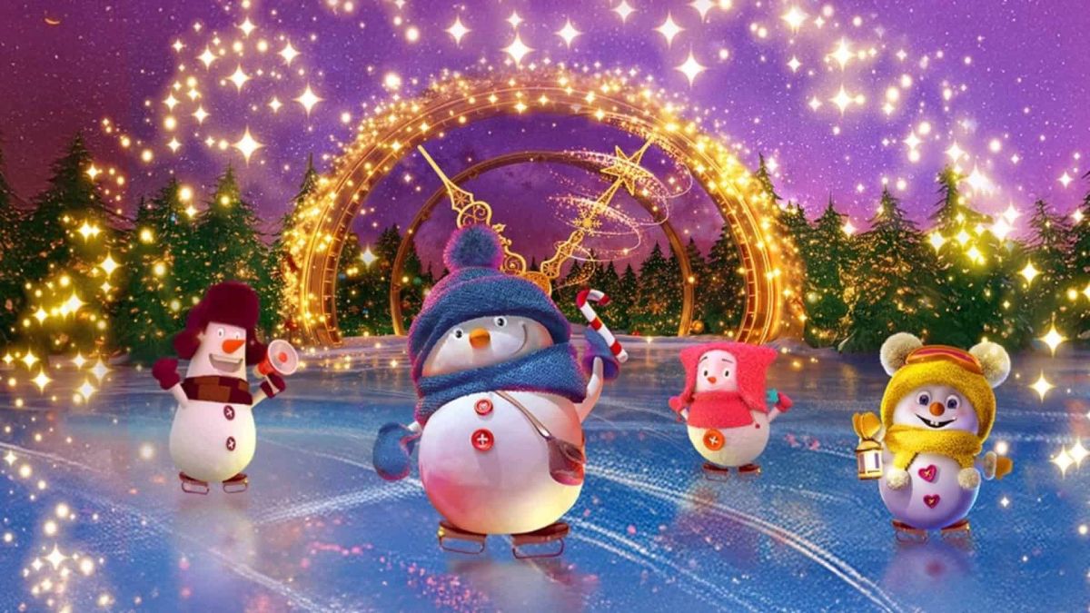 Найбільша ковзанка України запрацює на ВДНГ: коли відкриття Сніговики на ковзанці і з ліхтариками