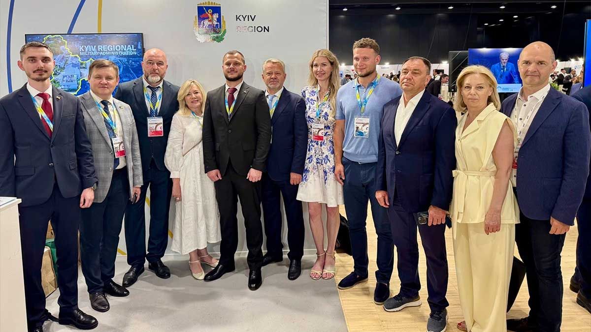 Київщина на URC2025 у Римі: понад 100 проєктів для сталого відновлення Київщина на URC2025 у Римі: понад 100 проєктів для сталого відновлення