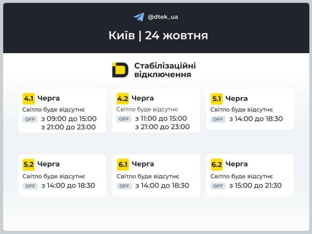 Київ затвердив єдині зразки пам'ятників Героям Графіки відключення світла в Києві