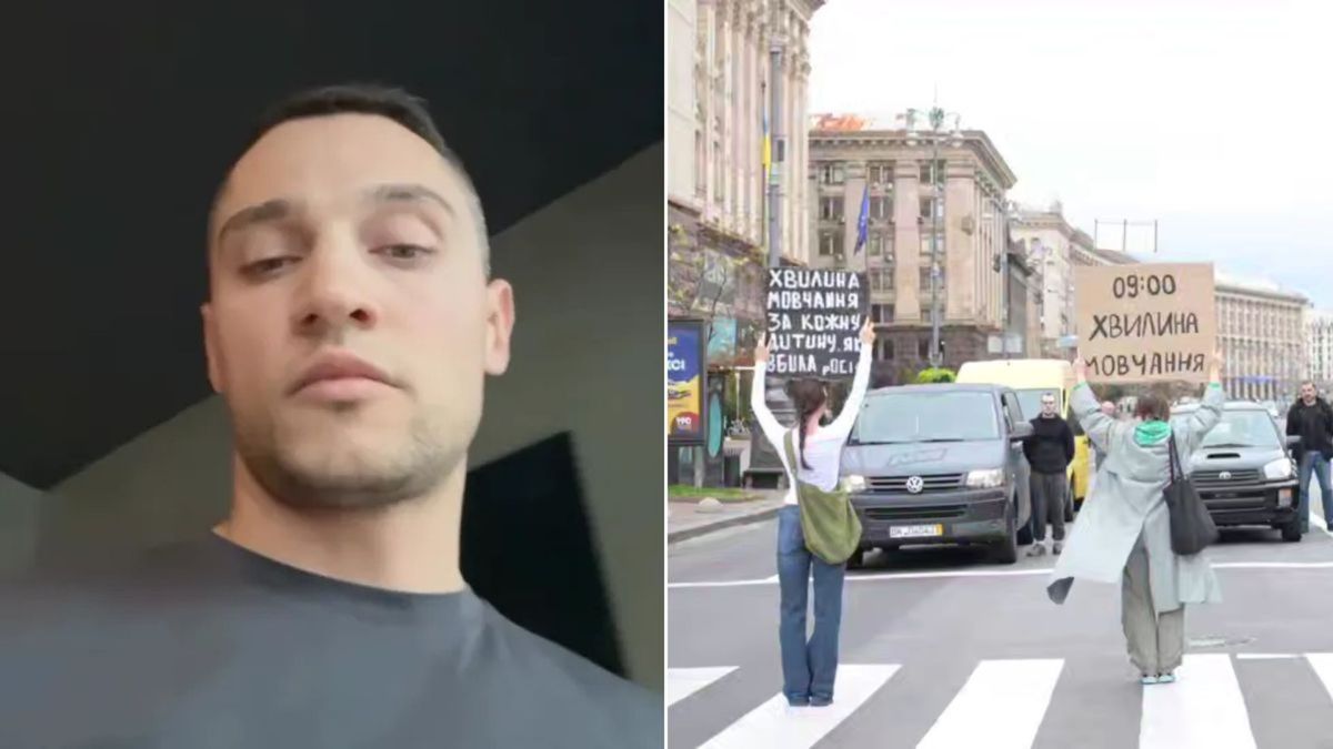 У Києві блогер розкритикував хвилину мовчання на Хрещатику й отримав шквал критики Блогер Артур Пономарьов, хвилина мовчання на Хрещатику