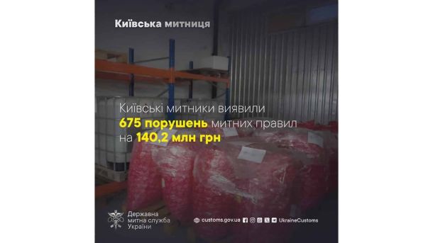 Сезонні ярмарки у Києві: де торгуватимуть цього тижня Інфографіка Київської митниці: 675 порушень митних правил на 140,2 млн грн за січень–квітень 2026 року