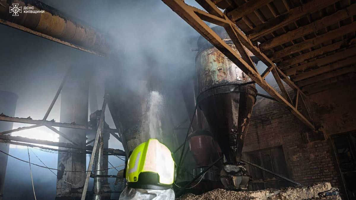 Пожежа на деревообробному підприємстві в Іванкові: евакуація та швидка ліквідація Пожежа на деревообробному підприємстві в Іванкові: евакуація та швидка ліквідація