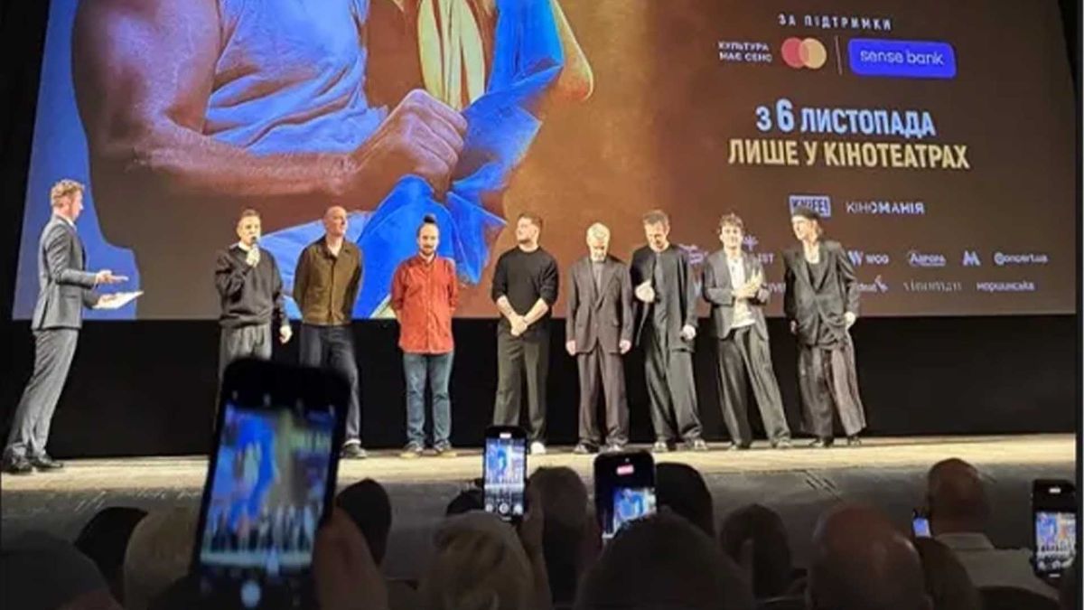 Київ побачив фільм про «Океан Ельзи»: прем'єра у театрі Франка Під час презентації фільму про «Океан Ельзи»