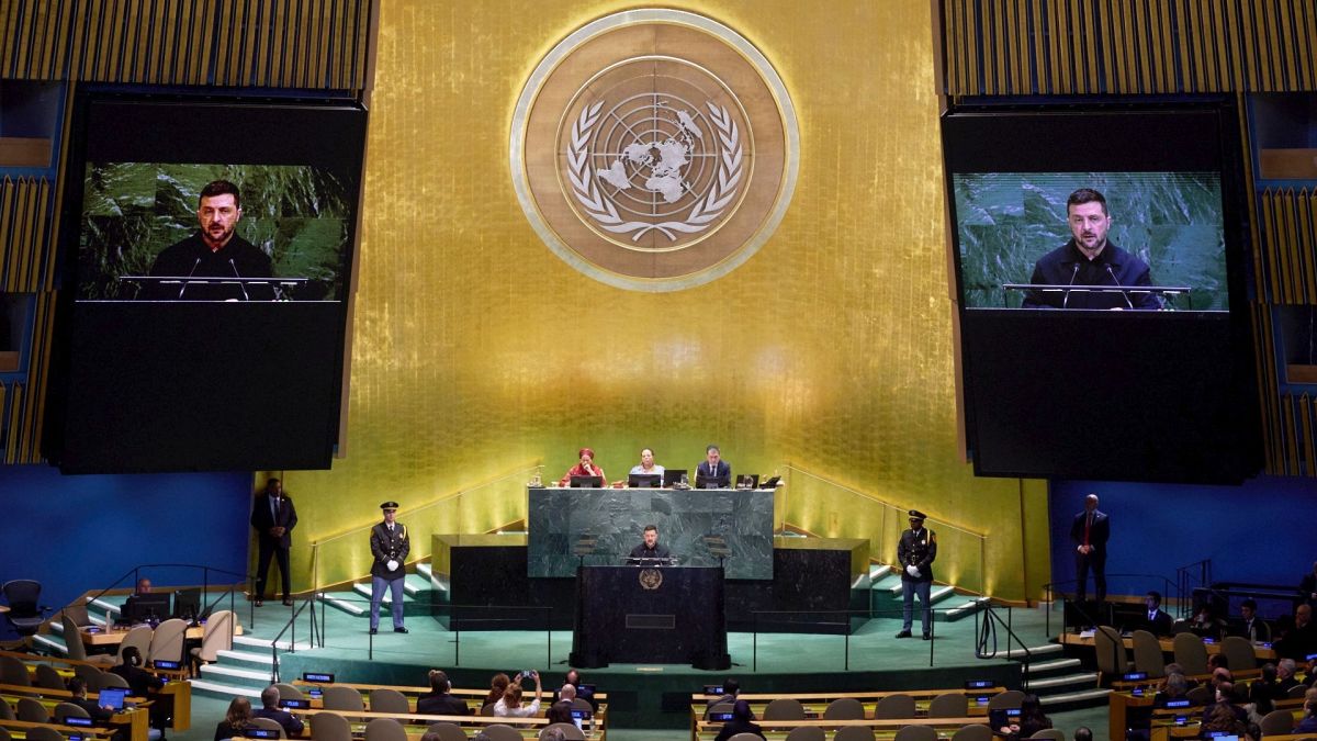 Як реформувати Раду безпеки ООН: пропозиція Китаю та альтернатива України Володимир Зеленський виступає на засіданні Генеральної асамблеї ООН