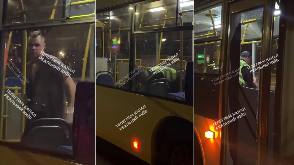 Чоловік з ножем напав на пасажирів автобуса на бульварі Ігоря Шамо Чоловік з ножем напав на пасажирів автобуса на бульварі Ігоря Шамо