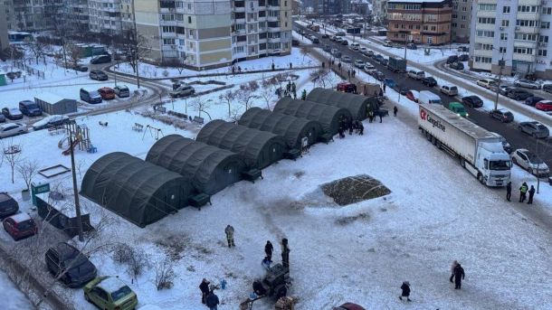 Шевченківська РДА оприлюднила мапу з 81 пунктом незламності на території району Шість пунктів обігріву