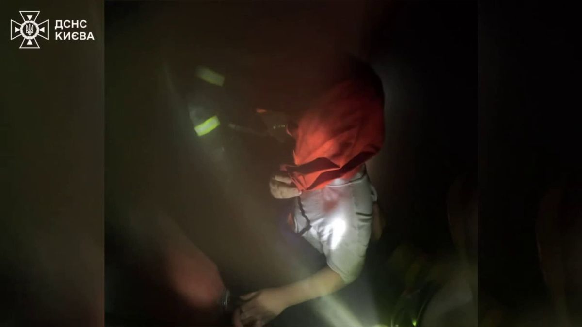 Пожежа на Якуба Коласа у Святошині: врятували 10 осіб Рятувальник ДСНС Києва виносить постраждалу людину крізь дим під час пожежі у квартирі на вулиці Якуба Коласа у Святошинському районі