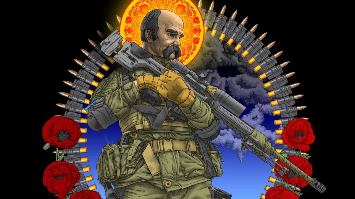 «Шевченко-неопанк»: унікальна виставка в Києві відкриває новий погляд на поета Тарас Шевченко в образі сучасного воїна