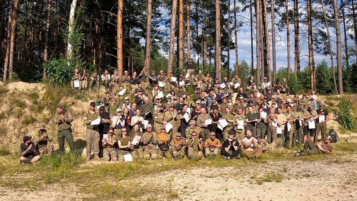 Понад 100 мешканців Київщини завершили базовий курс з нацспротиву Понад 100 мешканців Київщини завершили базовий курс з нацспротиву