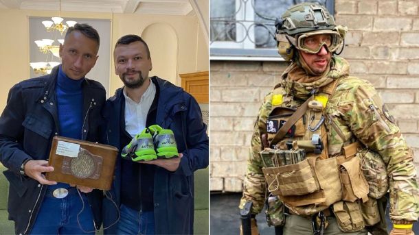 Тепло, оповіщення, зарядки: головне в Києві за тиждень Український тенісист і військовослужбовець Сергій Стаховський і передані ним речі до музею