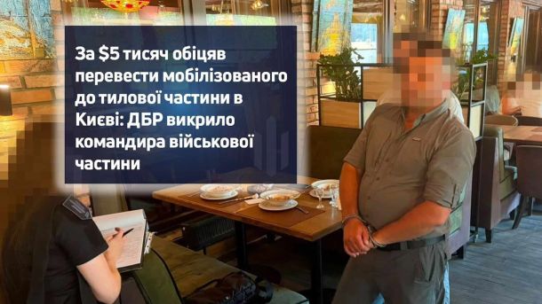 Посадовиця завдала місту збитків на 450 тисяч через закупівлю асфальту за завищеними цінами Посадовець військової частини у Києві затриманий за хабар $5 тис. за переведення мобілізованого до тилу