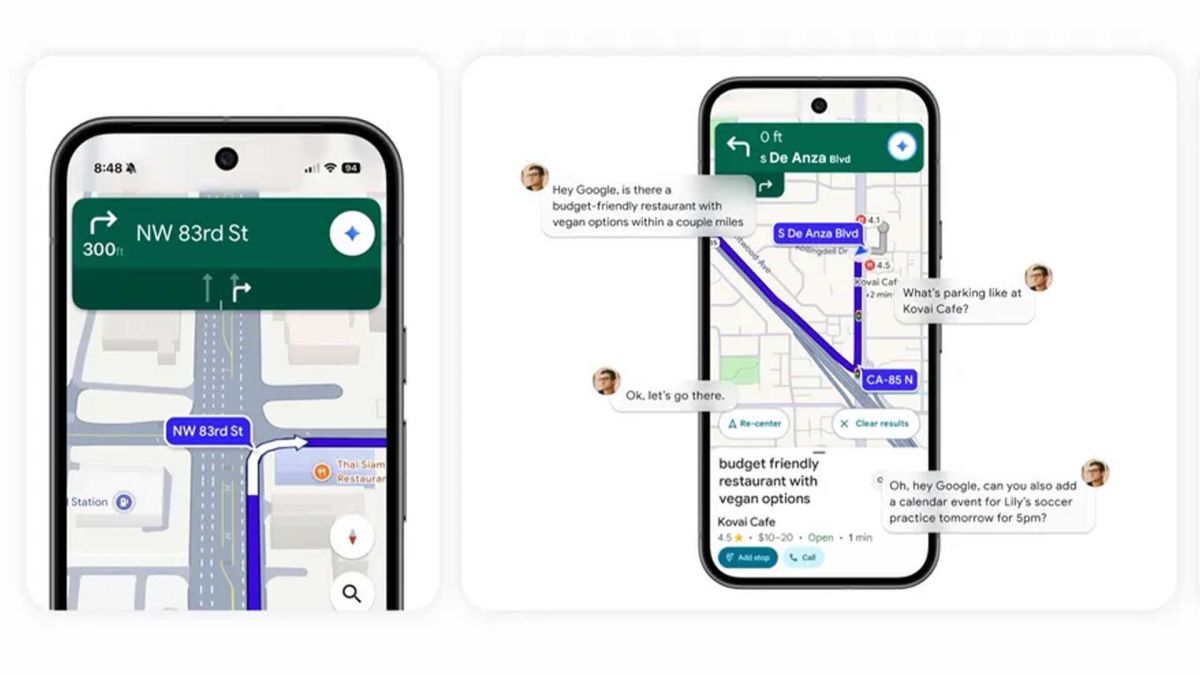 Google Maps отримує Gemini: голосова навігація та розпізнавання місць Google Maps отримує Gemini: голосова навігація та розпізнавання місць