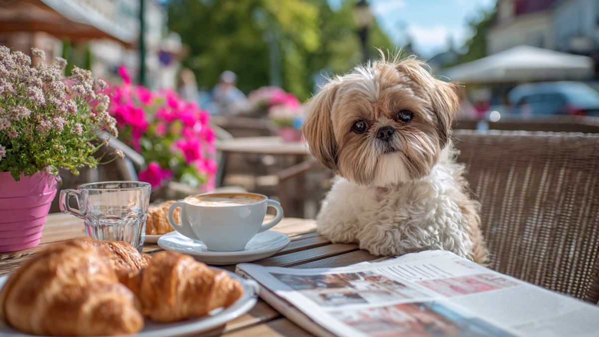 Dog-friendly під загрозою: Держпродспоживслужба в Києві погрожує штрафами Невеликий песик у кав'ярні
