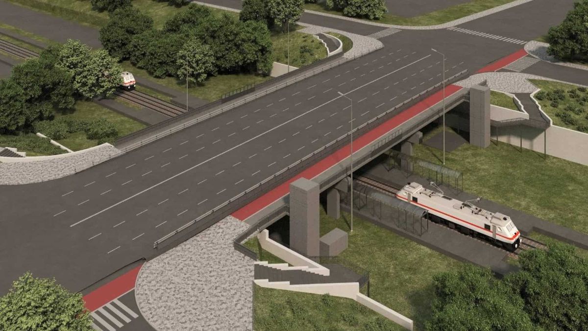 На Троєщині відремонтують шляхопровід за 238 млн грн Проєкт шляхопроводу на Троєщині - відремонтований міст з ліфтами