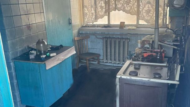 На Борщагівці затор через ДТП на вулиці Симиренка: рух ускладнений Кухня приватного будинку після пожежі в селі Гланишів Бориспільського району, де загинув 72-річний чоловік