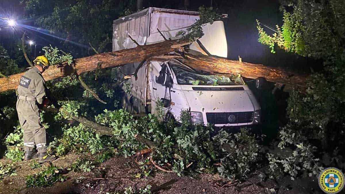 У Києві рятувальники ліквідували аварійні дерева на Білоруській і Синьоозерній У Києві рятувальники ліквідували аварійні дерева на Білоруській і Синьоозерній