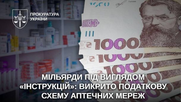 У Києві викрито схему відмивання 2 мільярдів у київських аптеках Банкноти номіналом 1000 гривень на тлі аптечного стелажа (фотоколаж)