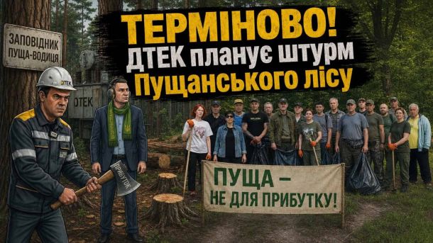 «Матч очікування» в Бучі: 500 форм на трибунах — символ зниклих безвісти захисників Активісти ГО «Київська Пуща» виступають проти встановлення трансформатора ДТЕК у рекреаційному лісі Пущі-Водиці