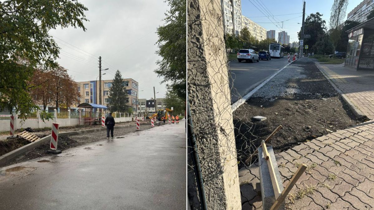Активісти розкритикували «кишені» на зупинках Києва: блокують рух і звужують тротуари Дорожні роботи з облаштування «кишень» на зупинках