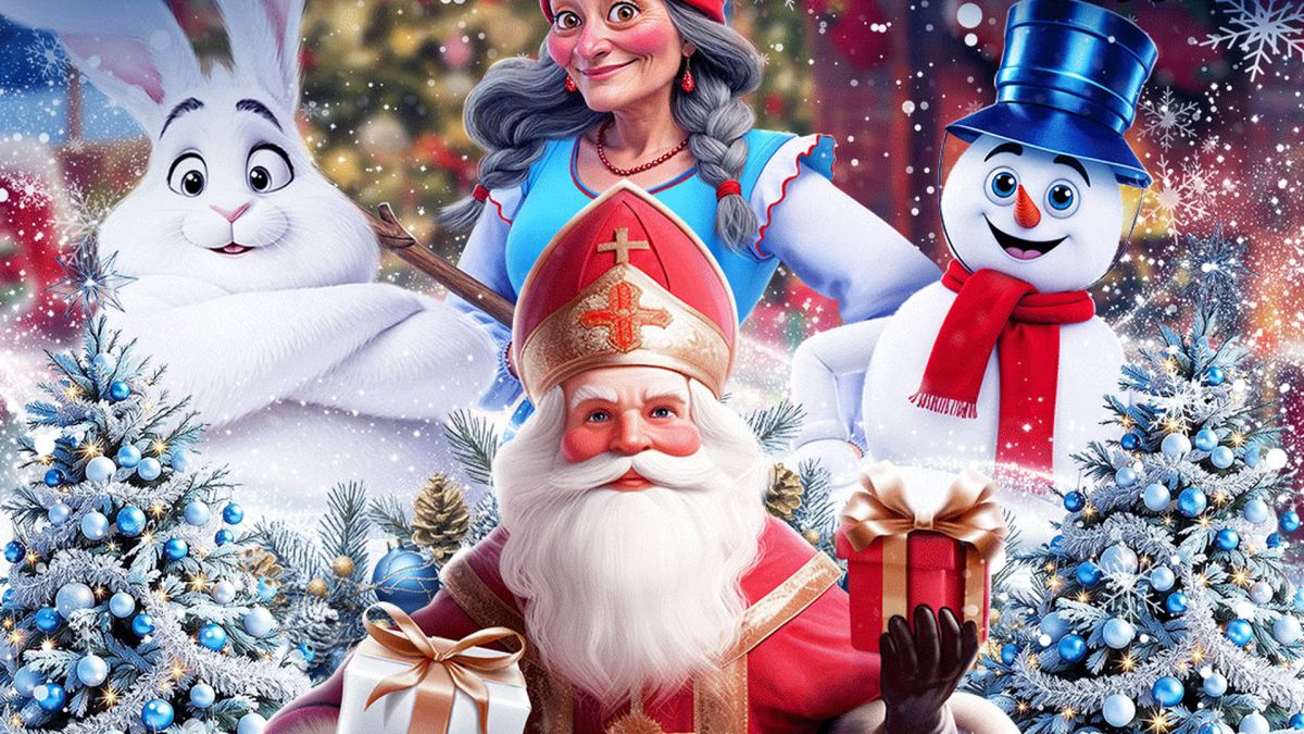 День Святого Миколая у Києві: головні події та локації святкування Афіша вистави з намальованим Святим Миколаєм