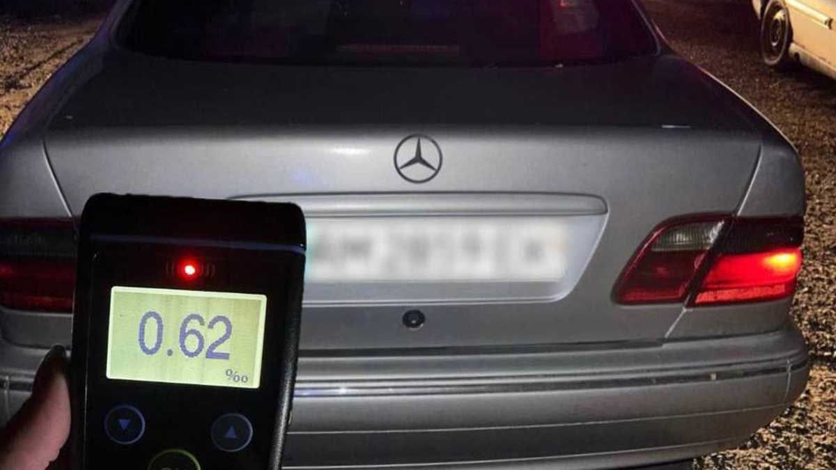 У Києві під час комендантської години спіймали п’яного водія Mercedes без прав У Києві під час комендантської години спіймали п’яного водія Mercedes без прав