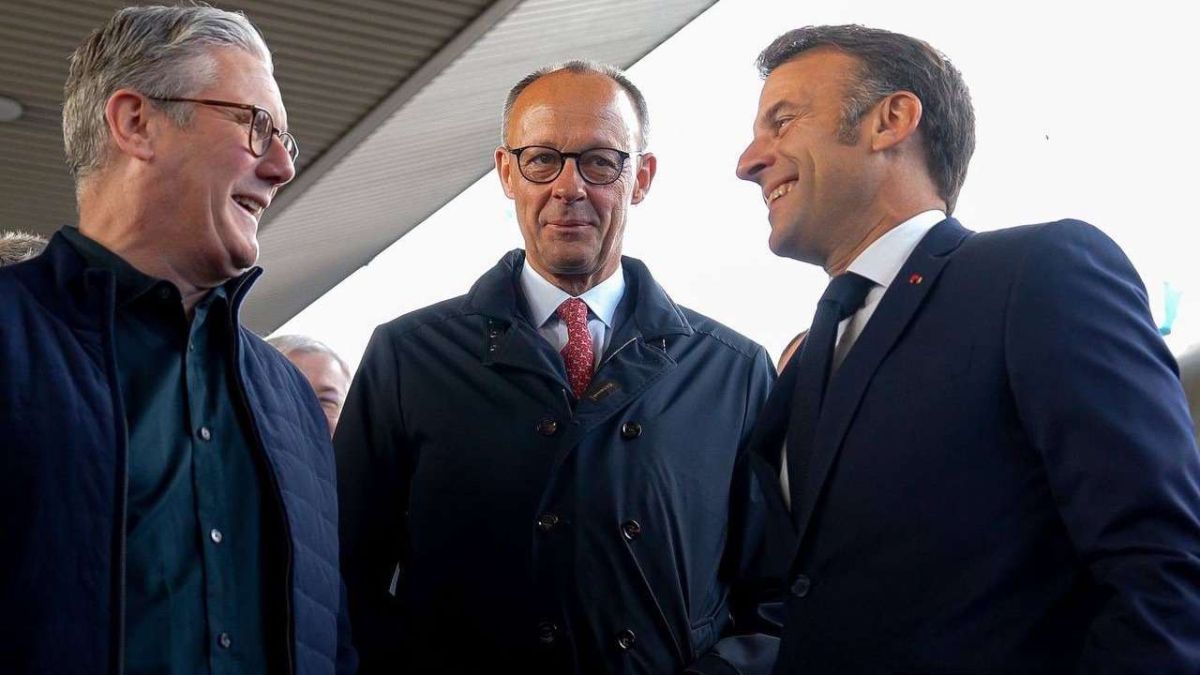 До Києва приїхали лідери Франції, Німеччини, Британії та Польщі: стартували переговори в межах «коаліції рішучих» До Києва приїхали лідери Франції, Німеччини, Британії та Польщі: стартували переговори в межах «коаліції рішучих»