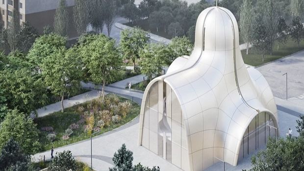 На Оболоні зведуть сучасну церкву з укриттям і громадською площею На Оболоні зведуть сучасну церкву з укриттям і громадською площею