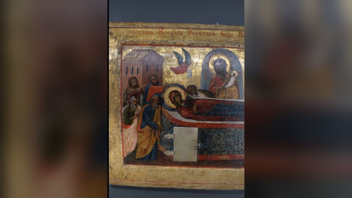 Список ікони Успіння XVII ст. показують на виставці в Києво-Печерській лаврі Ікона Успіння Пресвятої Богородиці XVII століття на виставці «Різниця Успенського собору» в Києво-Печерській лаврі