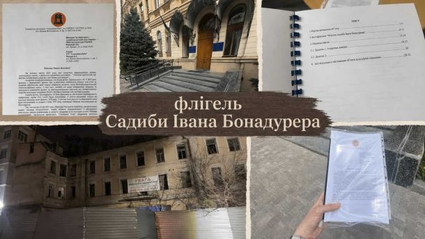SLAPP в Києві: як забудовники судяться з активістами Флігель Садиби Бонадурера 1878 року на вулиці Грушевського 4б у Києві: документи, фасад будівлі та оцінкова карта охоронного статусу