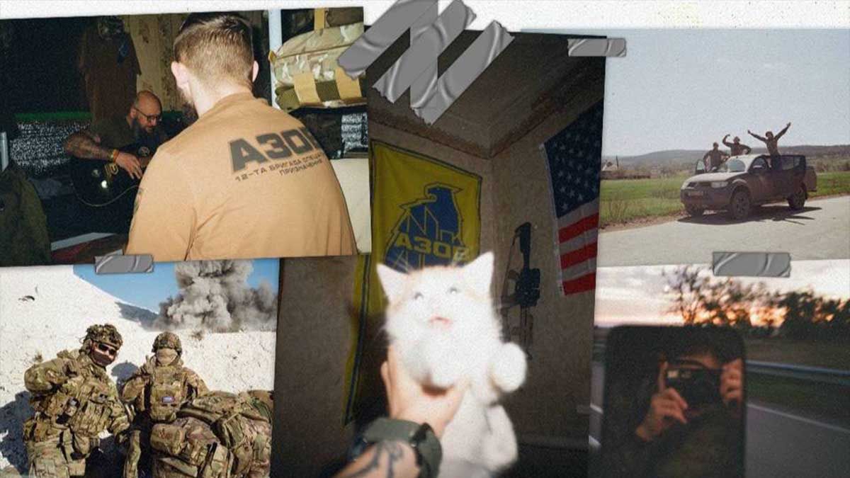 15 фотоісторій бійців «Азова» покажуть в Українському домі 24–26 вересня Фотоколаж із зображеннями бійців 12-ї бригади «Азову»