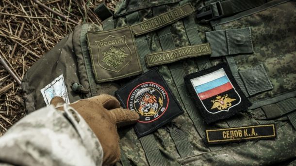 «RECONструкція»: перша інтерактивна виставка про українську розвідку Шеврони військових Росії після боїв на Київщині. Квітень 2022 року