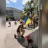 Головні новини Києва | Kyiv.News Церемонія покладання квітів на Лісовому кладовищі в Деснянському районі Києва в День Незалежності України