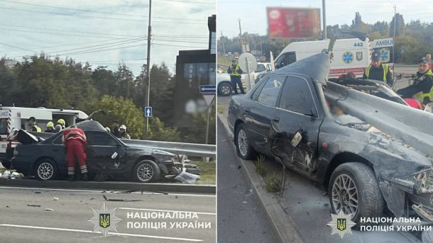 ДТП на Берестейському шосе ускладнило рух: друга серйозна аварія в Києві за день ДТП на Берестейському шосе ускладнило рух: друга серйозна аварія в Києві за день
