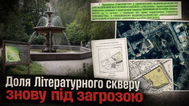 Літні майданчики дають до 30% доходу: як погода й ціни впливають на виручку Літературний сквер у Києві — фонтан, кадастровий план та документ про відмову від права оренди ТОВ Молодіжний ЖК Оболонь