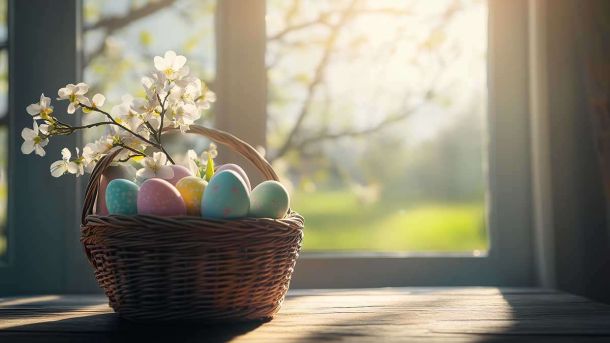Прогноз погоди на 30 квітня: у Києві та області буде сухо й до 20° тепла корзинка з пасхальними яєчками