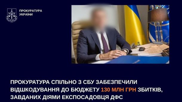 Kyiv City Express скасовує частину вечірніх рейсів 22–23 листопада На зображенні прокуратури — колишній високопосадовець ДФС