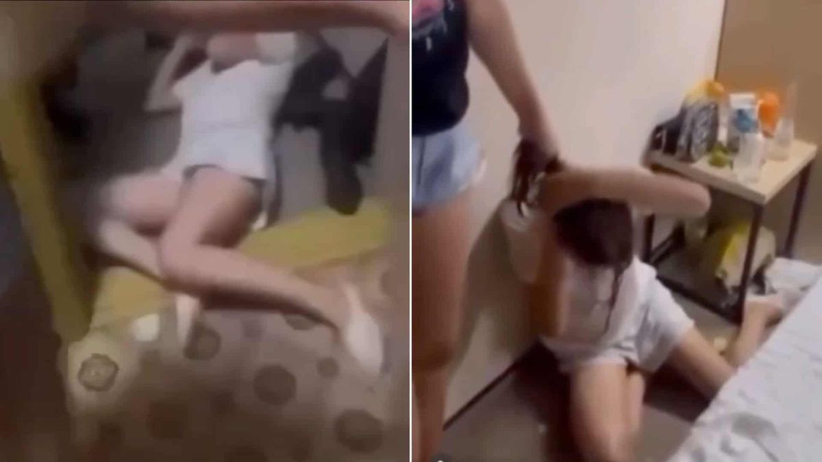 У Києві підлітки з кінного клубу побили дівчину: відео викликало обурення в мережі Одна дівчина застосовує фізичну силу до іншої дівчини у приміщенні
