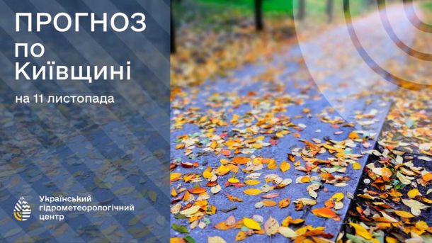 Київ 11 листопада: помірні дощі та +8...+10° Київ 11 листопада: помірні дощі та +8...+10°