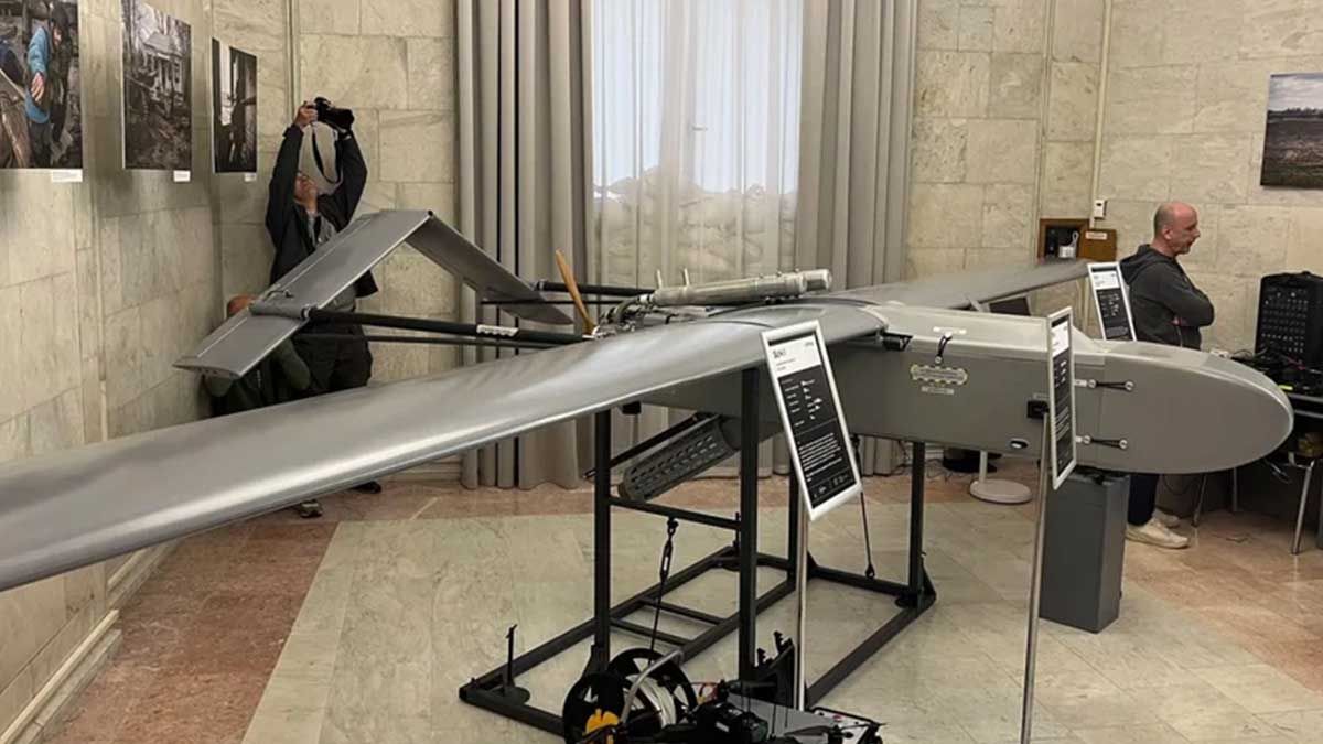 Україна презентувала далекобійний ударний дрон FP-1 з дальністю 1600 км Україна презентувала далекобійний ударний дрон FP-1 з дальністю 1600 км