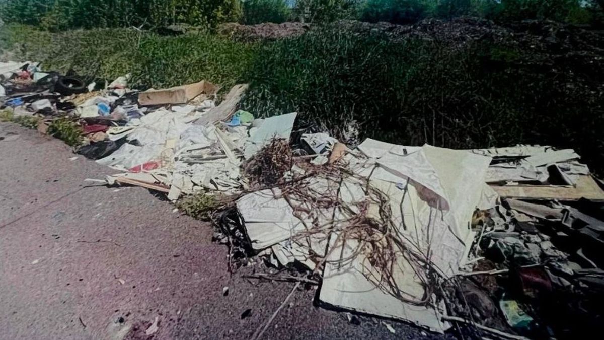 Київське підприємство через суд змусили прибрати смітник на своїй території Габаритне сміття на узбіччі дороги