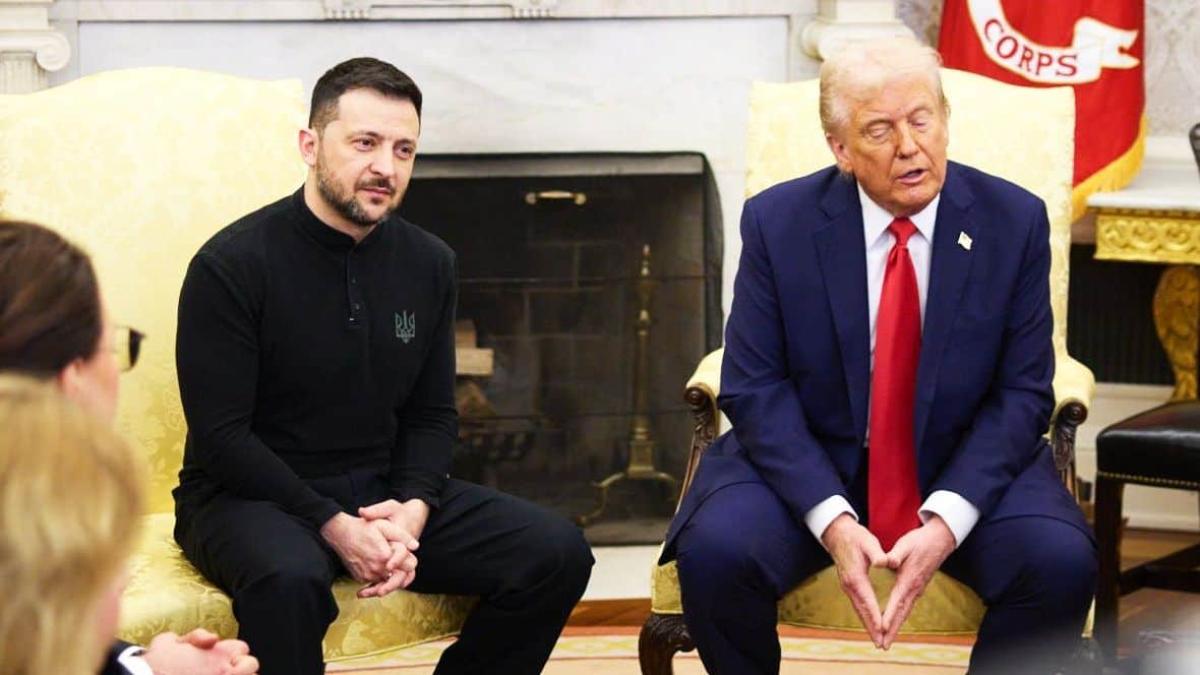 «Трамп заявив про неготовність Зеленського до миру»: скандальне висловлювання після конфлікту з президентом України Президент України Володимир Зеленський і президент США Дональд Трамп