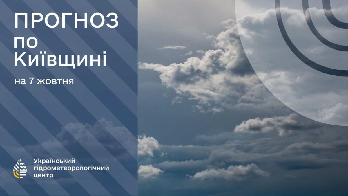 Прогноз погоди на 7 жовтня: у Києві та області без опадів, місцями туман Прогноз погоди на 7 жовтня: у Києві та області без опадів, місцями туман