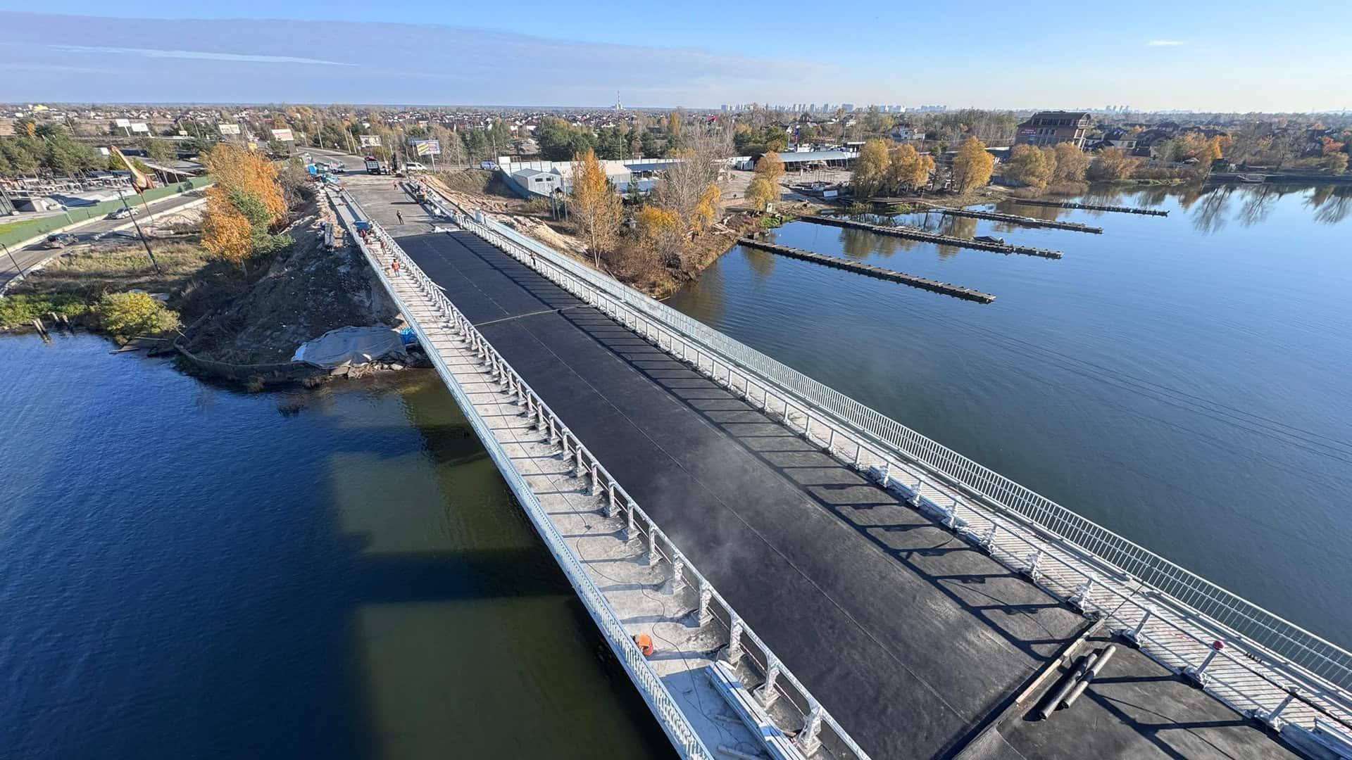 Новий міст через Десну у Вишгороді