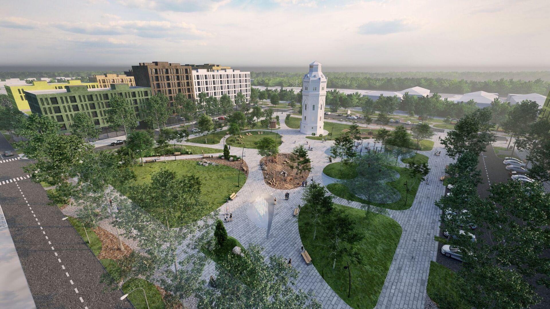 Візуалізація кварталу соціального житла в Білій Церкві для переселенців за Маріуполя