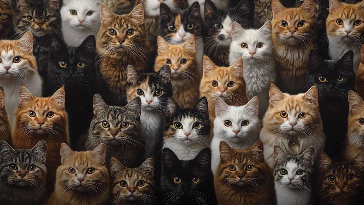 багато котів