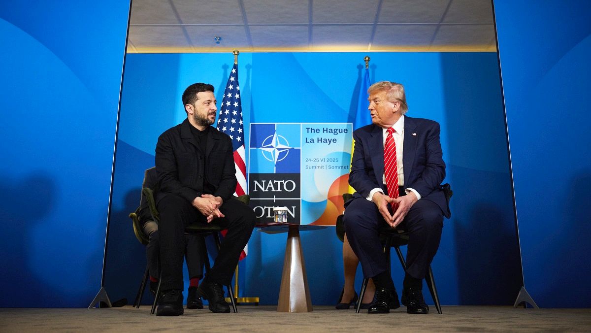 Трамп і Зеленський провели «конструктивну» зустріч у Гаазі Трамп і Зеленський провели «конструктивну» зустріч у Гаазі