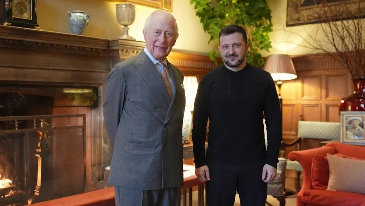 Володимир Зеленський і король Чарзьз Третій