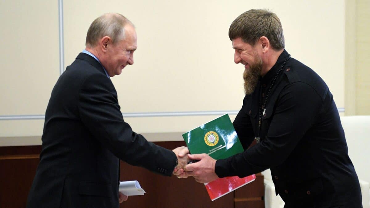 Володимир Путін і керівник Чечні Рамзан Кадиров