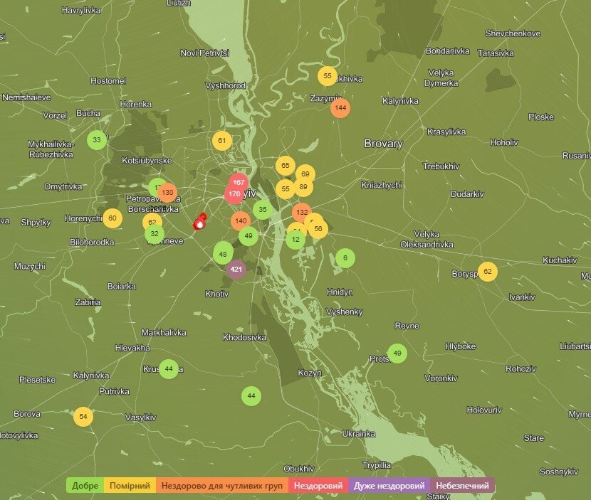Київ у димовій пастці: концентрація забруднювачів перевищила норму в 16 разів