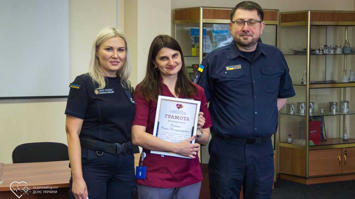 Медиків ДСНС відзначили за службу: професіоналізм і людяність на передовій порятунку